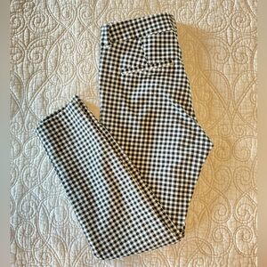 NEW Old Navy Pixie High Rise Checkered Print Pants NWOT Women’s size 2